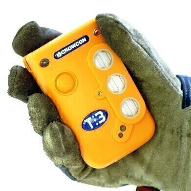 Crowcon Portable  Gas Detector used by BBC Film Crew on Indonesian  Volcano