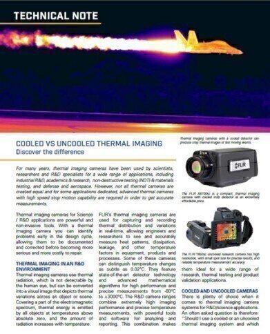 Cooled versus Uncooled Thermal Imaging
