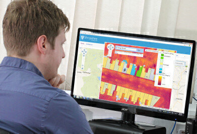 Thermal Maps Highlight Heat Loss from Shropshire Homes and Businesses
