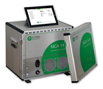 Mobile Hot Gas Analysis without Instrument Air Provision
