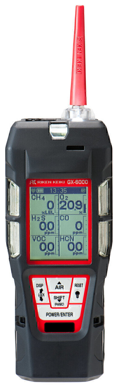 Hand-Held Gas Detector for up to 6 Gases
