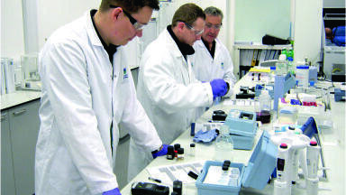 Chlorine Method for a new water testing laboratory in wales