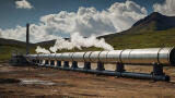 Optical Gas imaging in geothermal power plant