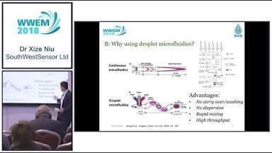 Monitoring of water chemistry using novel droplet-based microfluidic sensors - in a high frequency and at a low cost