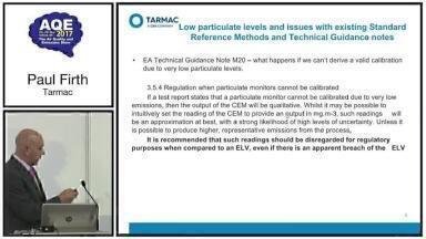 Calibration and measuremnet of particulate at low concentrations