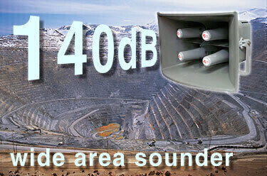 Wide Area Sounder With 750m Effective Range