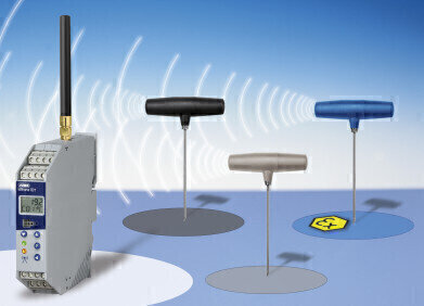 Wireless temperature measuring system with ATEX approval
