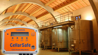 Carbon Dioxide Detectors Keep Workers Safe in Italian Winery