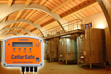 Carbon Dioxide Detectors Keep Workers Safe in Italian Winery