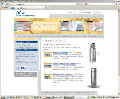 New Air Disinfection Website Has Live Newsfeeds