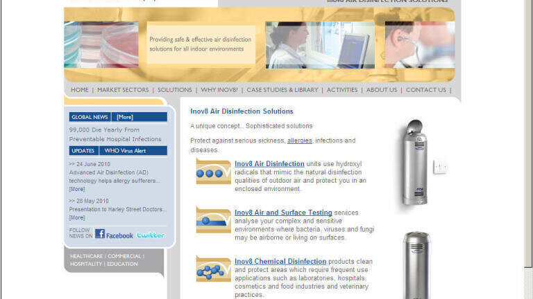 New Air Disinfection Website Has Live Newsfeeds