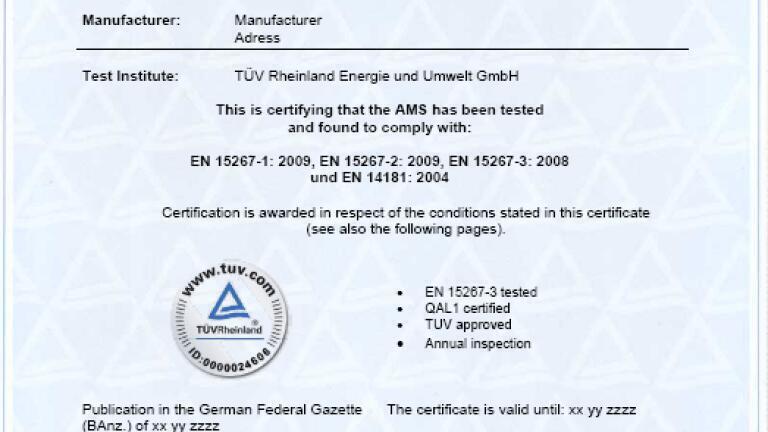 EN15267 Approval Testing and Certification