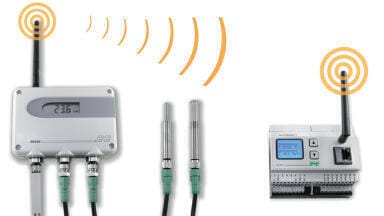 New Wireless Sensors for Humidity, Temperature and CO2