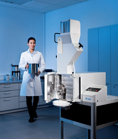 Efficient Cutting of Waste, Rubber, Wood etc. for Sample Preparation
