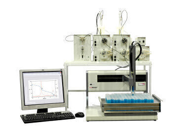 Automated Water Analysis of pH, EC, Alkalinity, Turbidity and Colour from a Single 50ml Sample