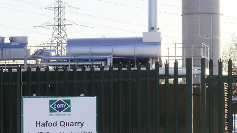 At Cory Environmental’s Hafod Quarry landfill Geotech AEMS sends SMS alerts on gas quality