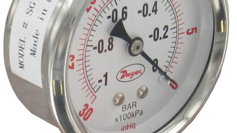 New Industrial Pressure Gauge