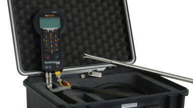 New Stack Velocity and Flow Meter