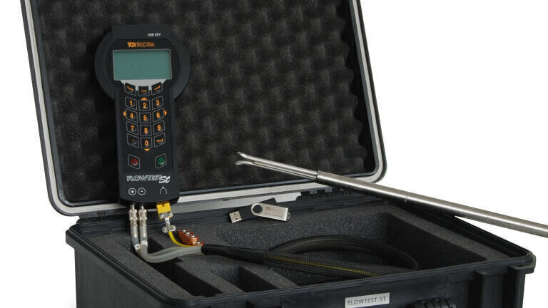 New Stack Velocity and Flow Meter