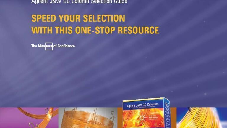 NEW 2012 Agilent J&W GC Column Selection Guide