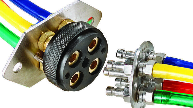 One Handed Disconnections that Prevent Fluid Flow Escaping