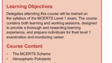 The Importance of Personal Development in the Field of Environmental Monitoring and MCERTS