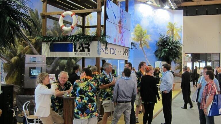 Caribbean atmosphere at the ACHEMA 2012