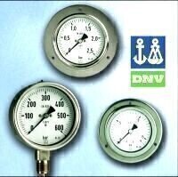 Pressure Gauge for Chemical Applications with DNV Certificate