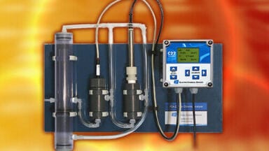 Plumb-and-Play Chlorine Dioxide Analyser For Raw Water Treatment Reduces Maintenance Costs