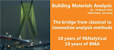Building Materials Analysis Conference in Halle, Germany 