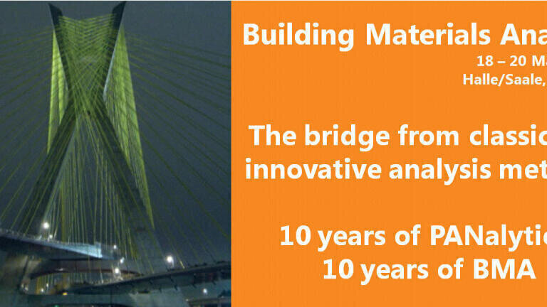 Building Materials Analysis Conference in Halle, Germany 