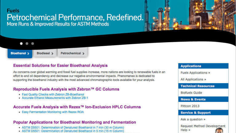 Innovative, Fuels Industry-Focused Website