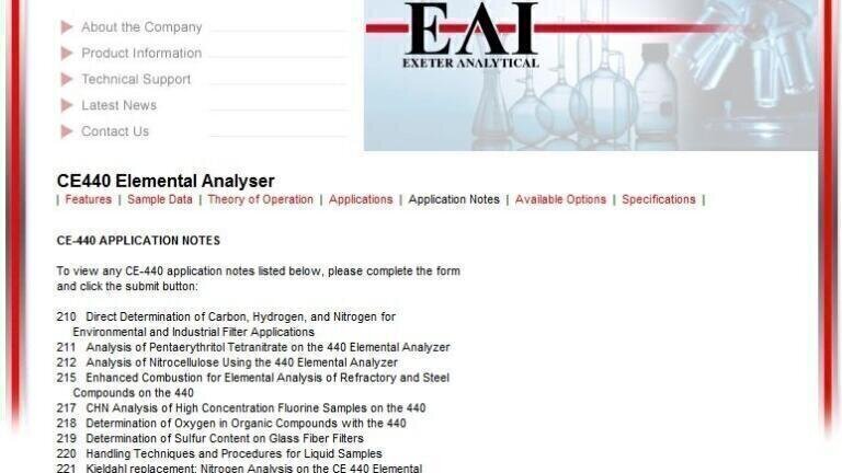 Analysing Highly Fluorinated Organic Compounds