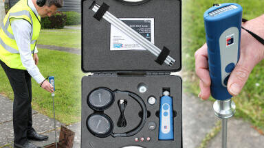 Pocket-Sized Electronic Listening Stick for Acoustic Leak Detection