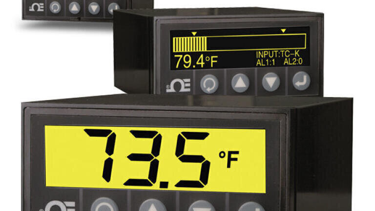 1/8 DIN Graphic Display Panel Meter and Logger