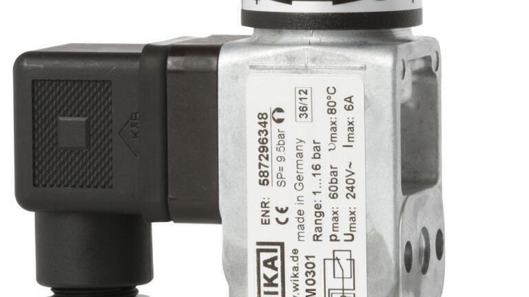 New Pressure Switch: More Operator Convenience through Adjustment Knob