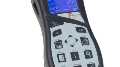 Ideal Hand-Held Industrial Combustion Gas and Emissions Analyser