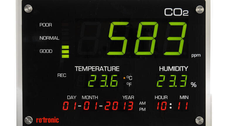 Large Display for Monitoring Indoor Air Quality