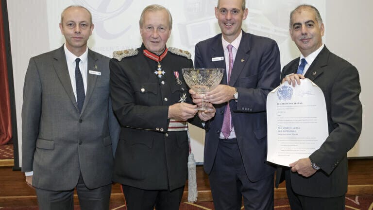 Prestigious Queen’s Award from the Lord-Lieutenant of Cambridgeshire 