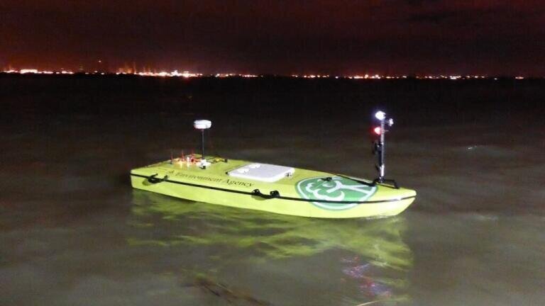 Major Flood Repair Helped by Remote Control Boat 