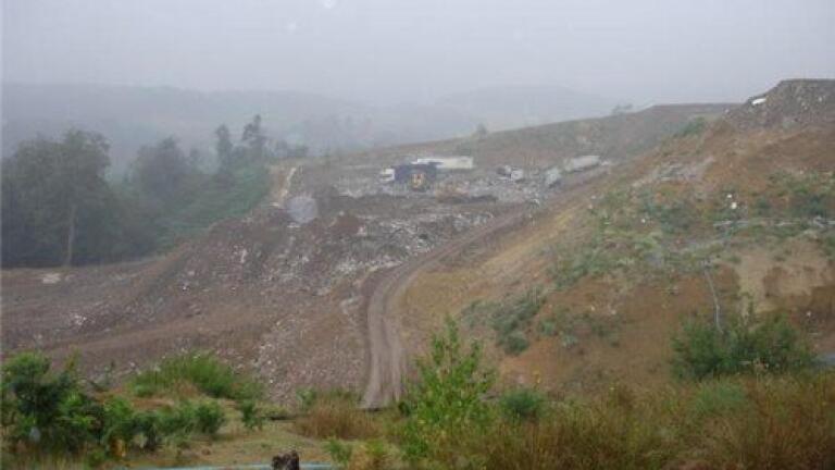 Landfill site receives complaints for excessive odour