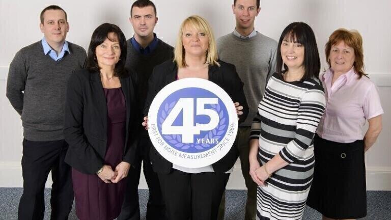 UK Noise Measurement Company Celebrates its 45th Anniversary
