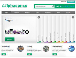 A New-Look Website for Sensor Manufacturer
