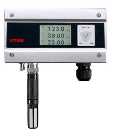 Differential Pressure Measurement Transmitters now with Temperature and Humidity Probes
