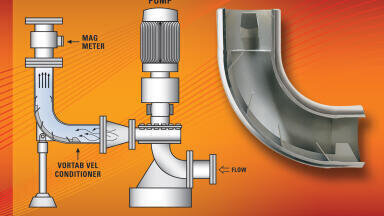 Flow Conditioner Removes Swirl for Accurate Mag Meter Measurement