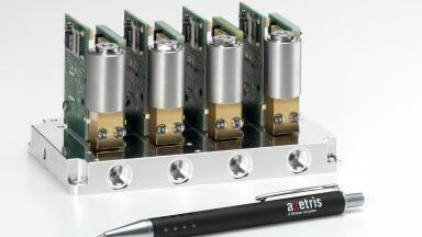 Palm Sized Electronic Gas Mixers and Splitters