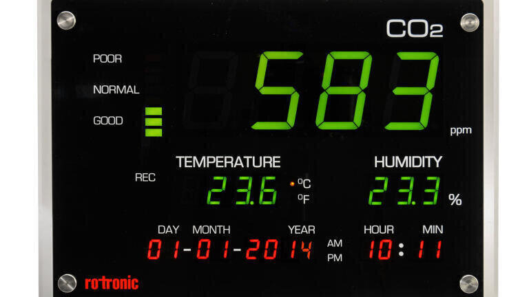 Large Display for Monitoring Indoor Air Quality