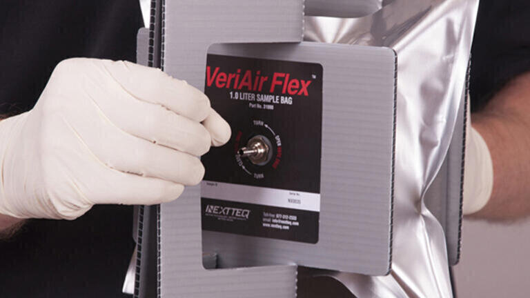 New Manual Inflating Sampling Bag for Emergency Response