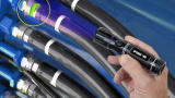 Violet Light LED Leak Detection Flashlight Makes All Industrial Fluid Leaks Glow Brightly