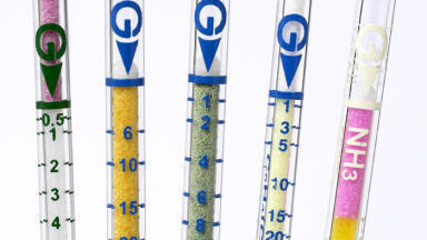 Gas Detector Tubes for More Than 150 Different Chemicals and Concentrations